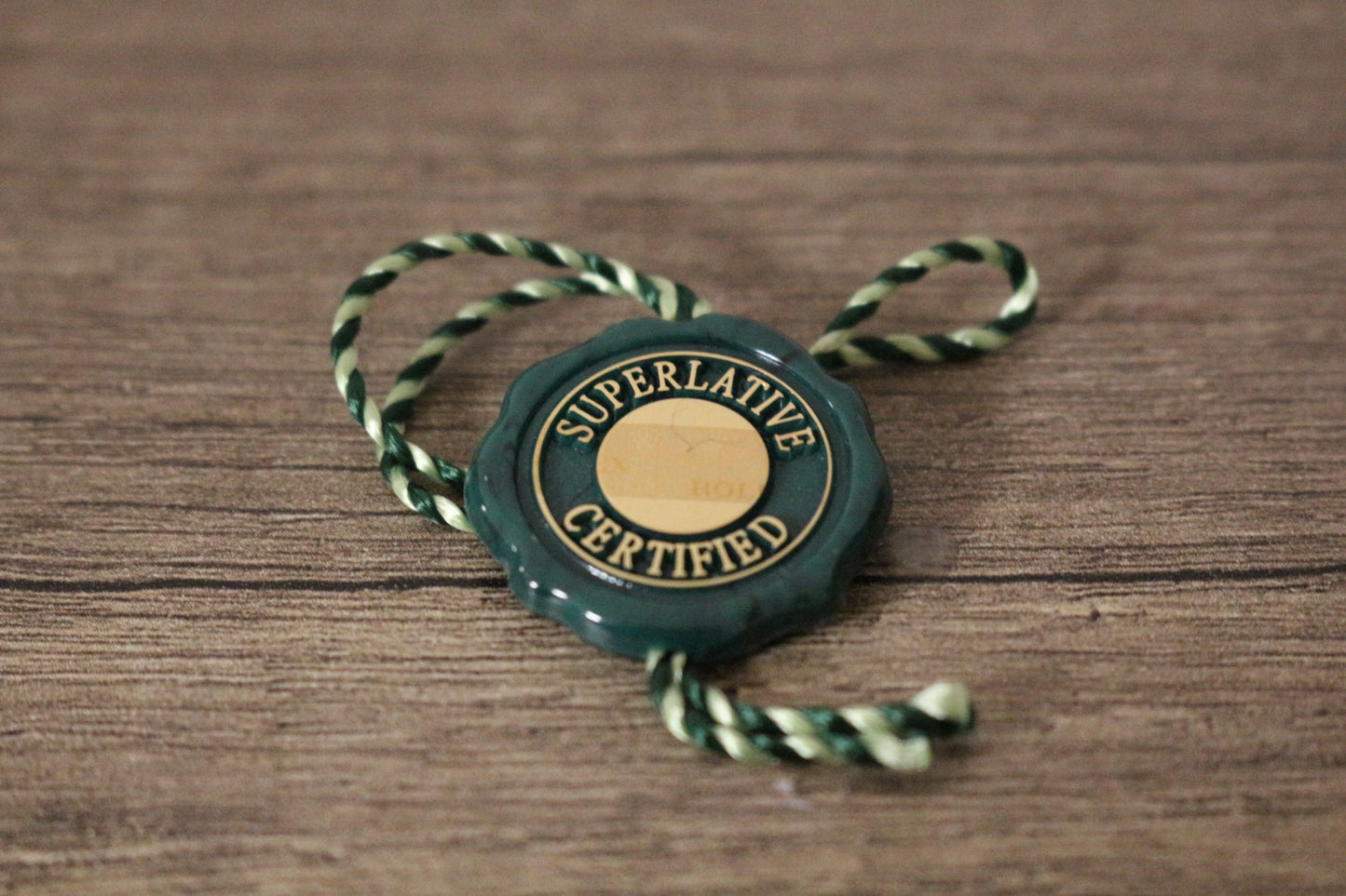 Rolex Hologramm Siegel Hang Tag Chronometer Siegel Seal Superlative Certified