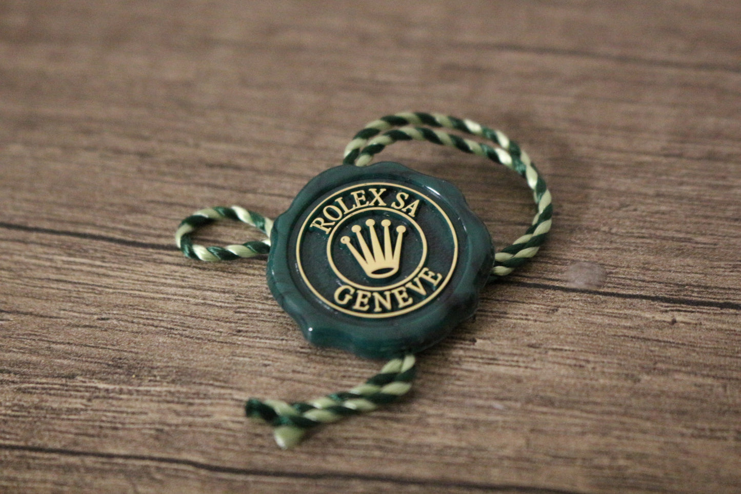 Rolex Hologramm Siegel Hang Tag Chronometer Siegel Seal Superlative Certified