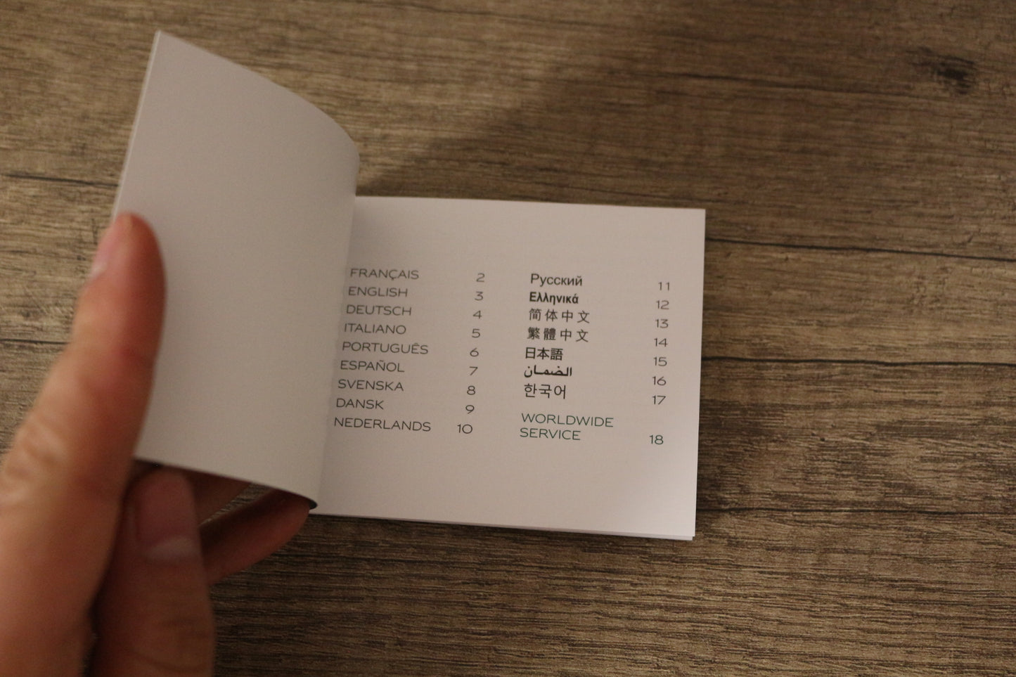 Rolex Booklet Garantie Booklet Guarantee Manual