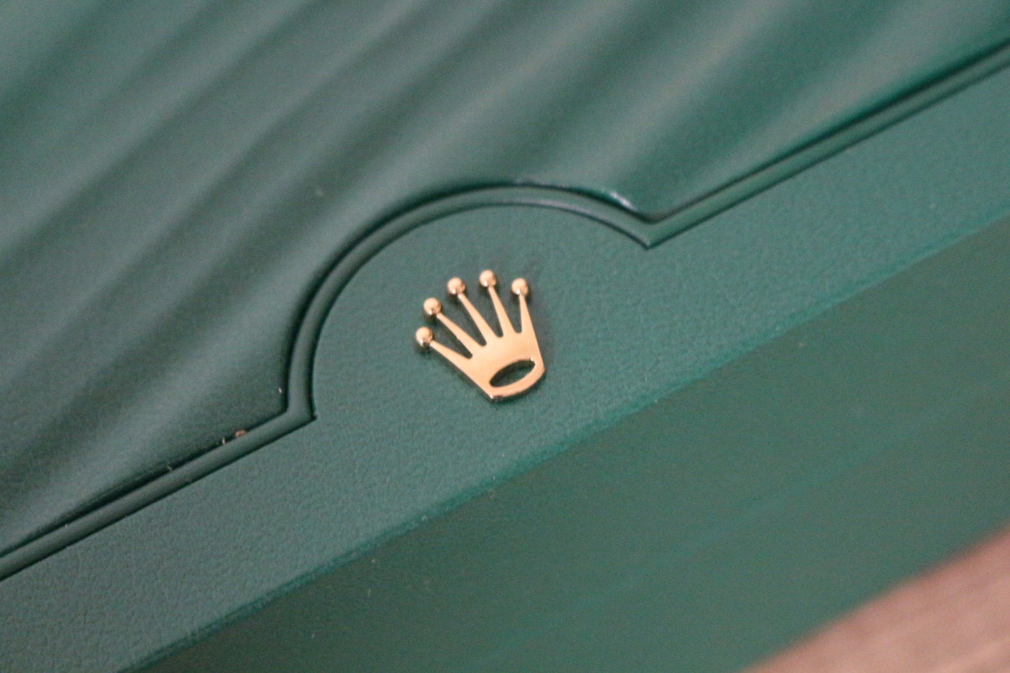 Rolex Oyster Box Größe M | Uhrenbox | Karton + Umkarton | Grün Green Original