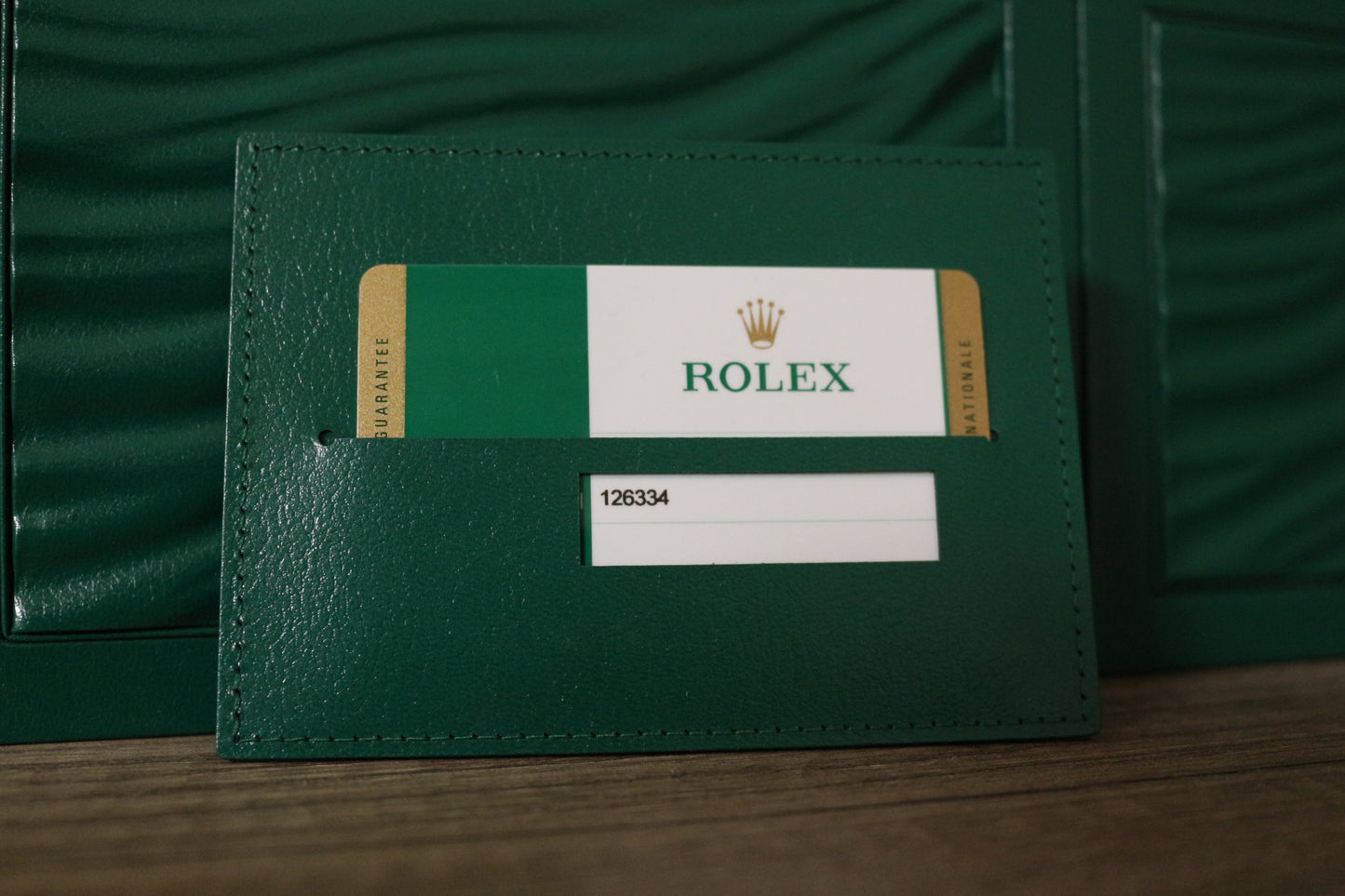 Rolex Garantie Mappe Card holder Original Garantiekarte