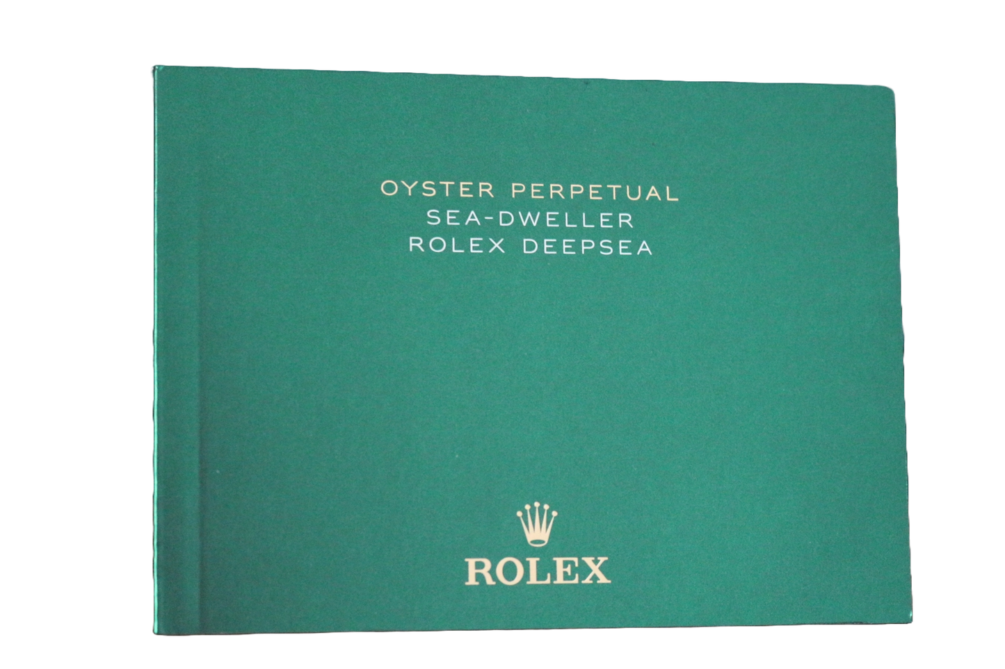Rolex Sea Dweller DeepSea Booklet English Beschreibung Original