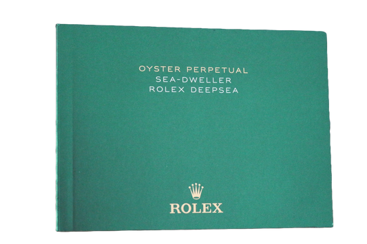 Rolex Sea Dweller DeepSea Booklet English Beschreibung Original